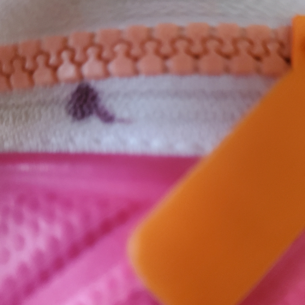 CROCS Pink Backpack with Blue Straps - Picture 8 of 9